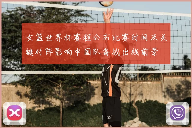 女篮世界杯赛程公布比赛时间及关键对阵影响中国队备战出线前景